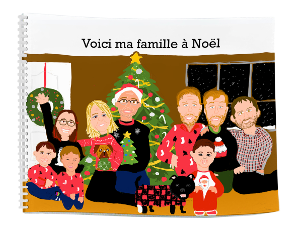 Voici ma famille à Noël