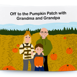 Off to the Pumpkin Patch with Grandma and Grandpa