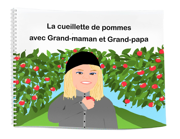 La cueillette de pommes avec Grand-maman