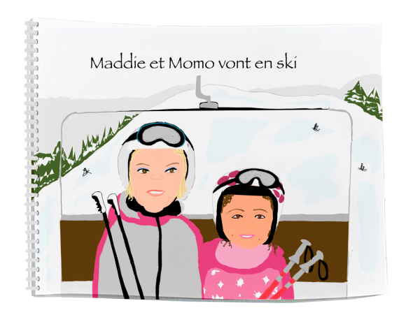 Maddie et Momo vont en ski