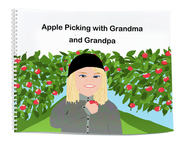 Apple Picking with Grandma and Grandpa