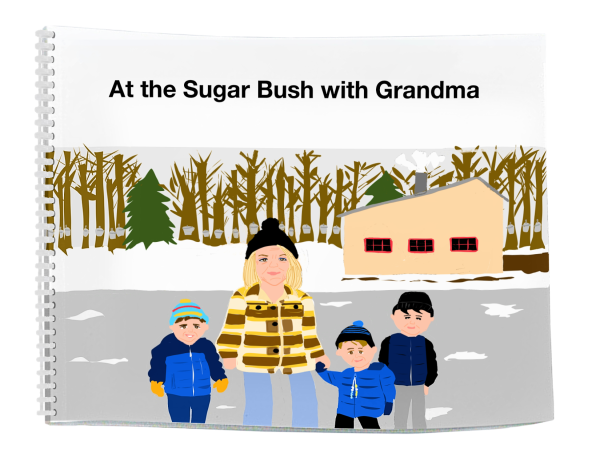 At the Sugar Bush with Grandma