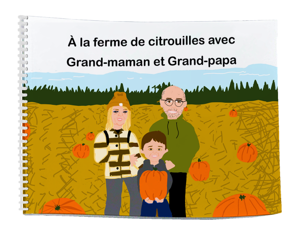 À la ferme de citrouilles avec Grand-maman et Grand-papa