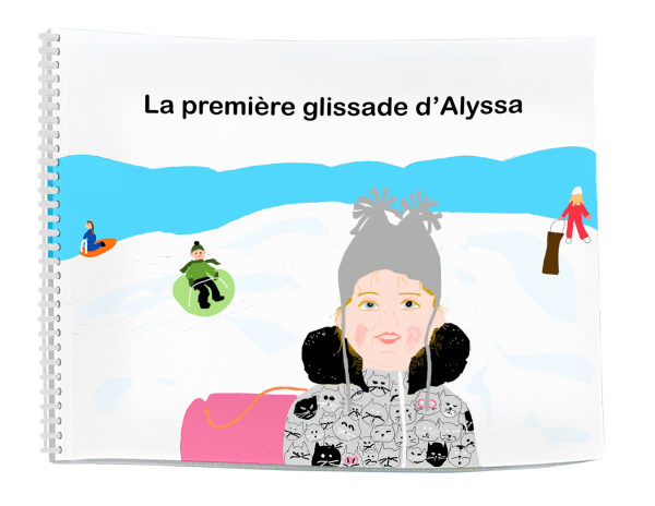 La première glissade d'Alyssa