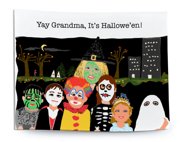 Yay Grandma it's Hallowe'en!